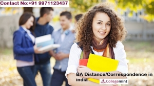 BA Distance/Correspondence in india
